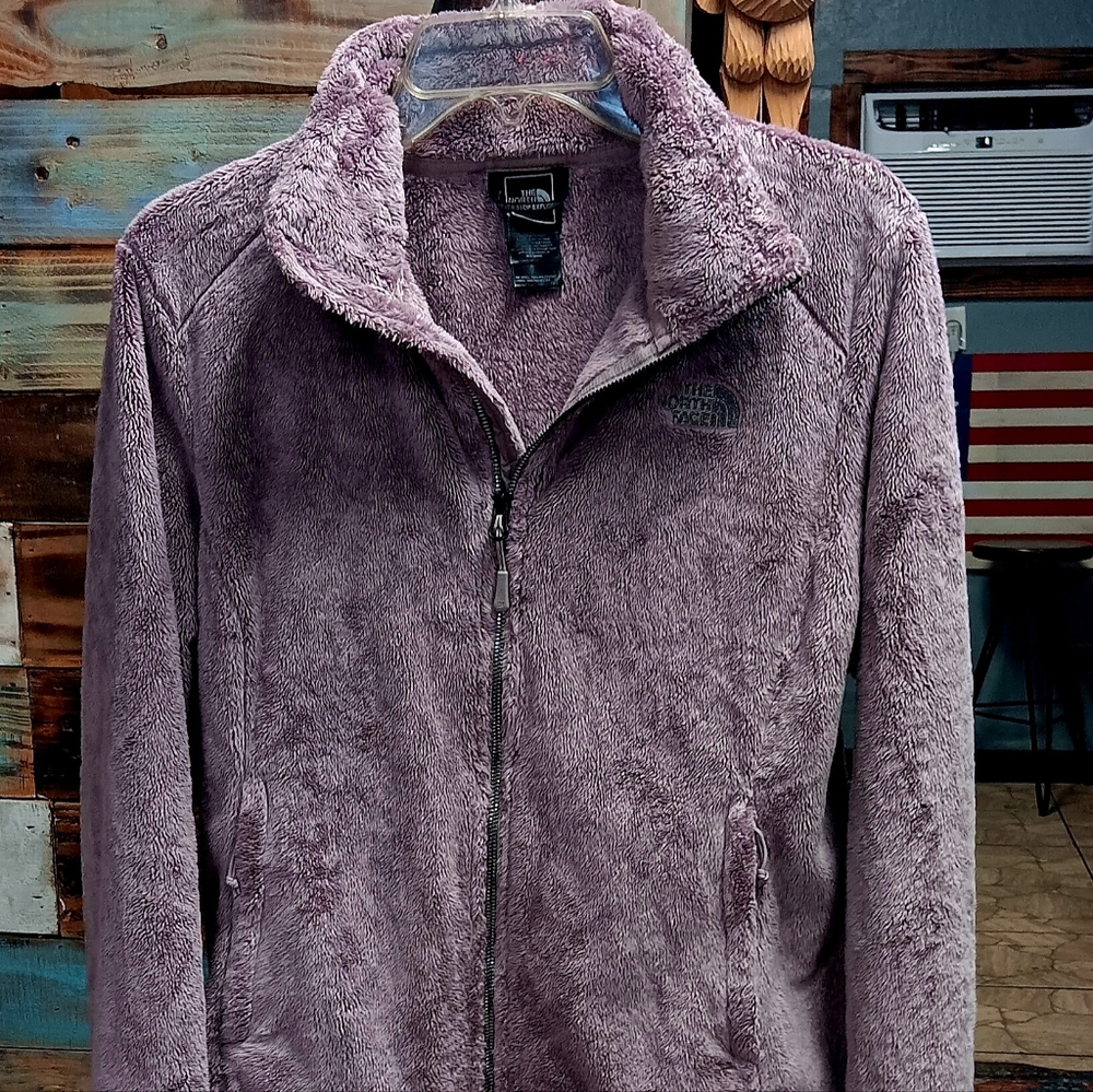 North Face Furry Zip Up
